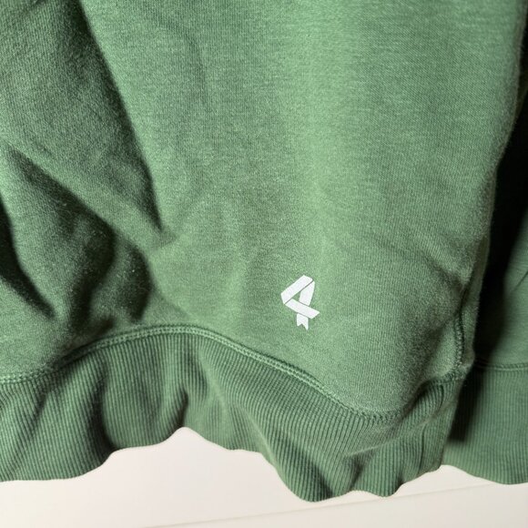 Four Laps Re-Up Sweatshirt Hoodie Green with Red White & Blue Accents Sz Medium - Picture 4 of 10
